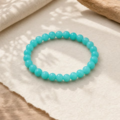 Buddha Stone Amazonite Positive Balance Bracelet featuring Amazonite