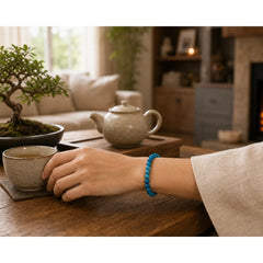 Buddha Stone Apatite Motivation Bracelet featuring Apatite