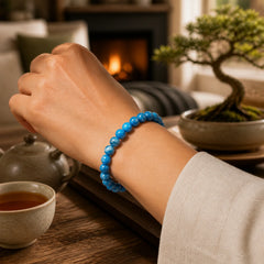 Buddha Stone Apatite Motivation Bracelet featuring Apatite