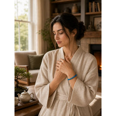 Buddha Stone Apatite Motivation Bracelet featuring Apatite
