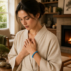 Buddha Stone Apatite Motivation Bracelet featuring Apatite
