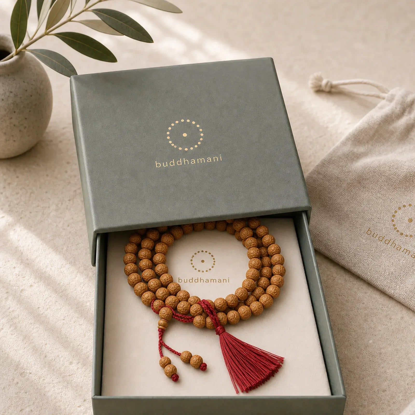 108 Mala Beads Nepal Bodhi Seed Luck Wealth Tassel Bracelet (Extra 30% Off | USE CODE: FS30) featuring Bodhi Seed