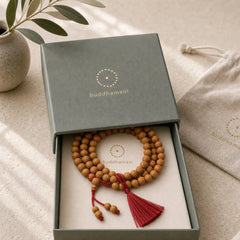108 Mala Beads Nepal Bodhi Seed Luck Wealth Tassel Bracelet (Extra 30% Off | USE CODE: FS30) featuring Bodhi Seed