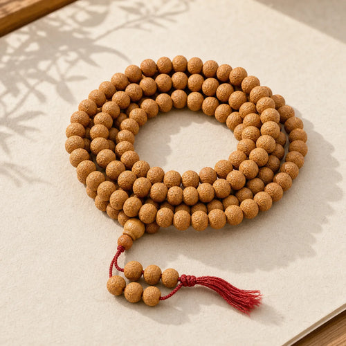 108 Mala Beads Nepal Bodhi Seed Luck Wealth Tassel Bracelet (Extra 30% Off | USE CODE: FS30) featuring Bodhi Seed