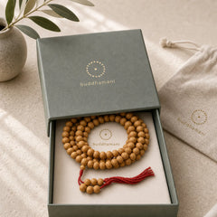 108 Mala Beads Nepal Bodhi Seed Luck Wealth Tassel Bracelet featuring Bodhi Seed