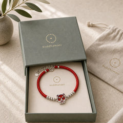 12 Chinese Zodiac Lucky Red String Bracelet featuring Red String, Dragon, Horse