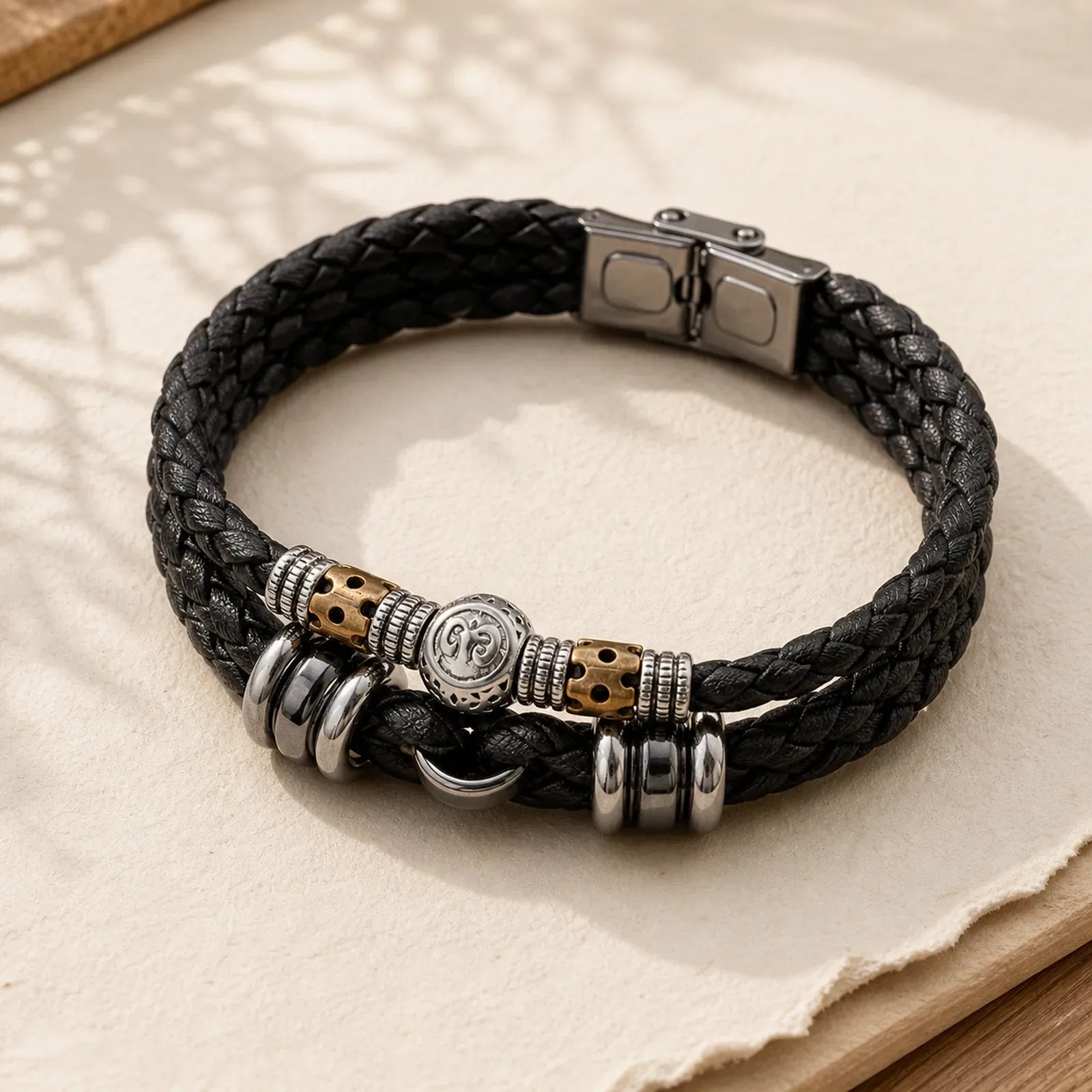 12 Constellations of the Zodiac Hematite Protection Bracelet featuring Hematite