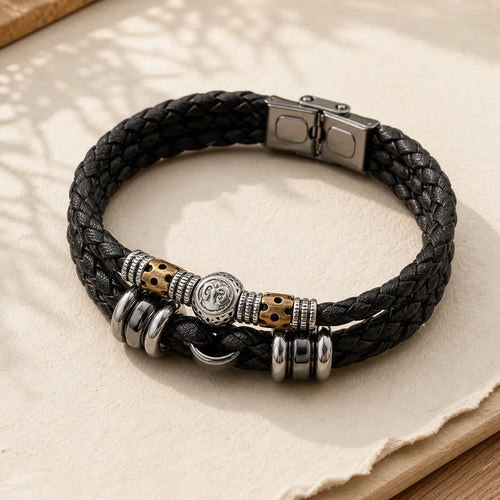 12 Constellations of the Zodiac Hematite Protection Bracelet featuring Hematite
