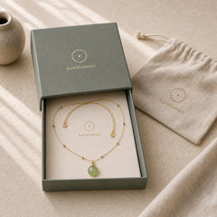 14k Gold Plated Hetian Jade Luck Beaded Necklace Pendant (Extra 35% Off | USE CODE: FS35) featuring Jade
