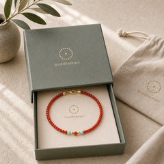 3mm Natural South Red Agate Ultra-thin Beads Positive Bracelet featuring South Red Agate, Red Agate, Turquoise