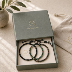 3pcs "Reclaim Your Vital Energy" Indian Agate Transformation Bracelet Includes Gift Message Card featuring Indian Agate, Dragon, Dragon Blood Jasper
