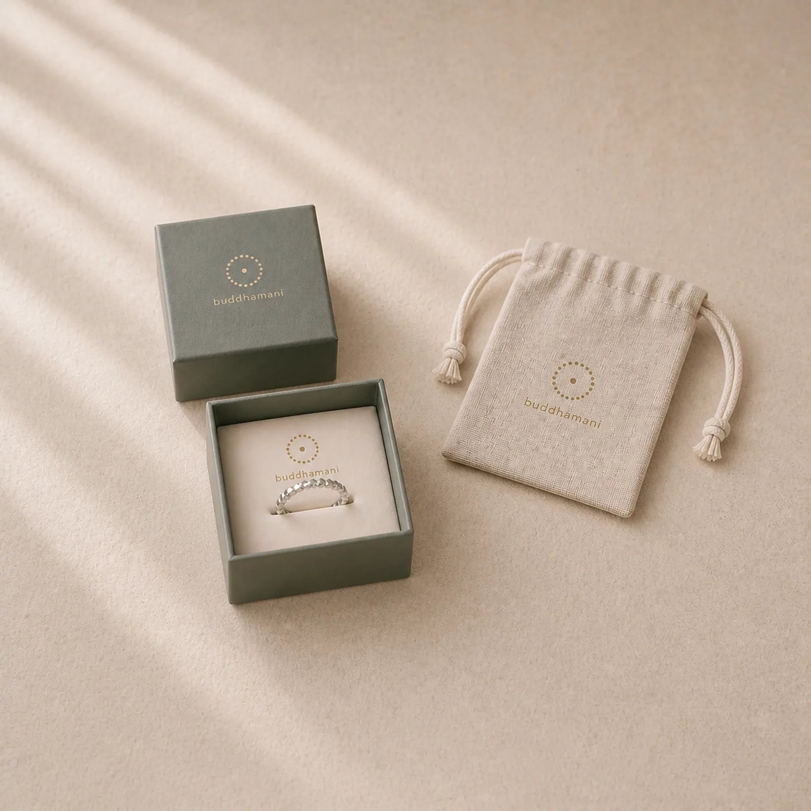 925 Sterling Silver Beaded Blessing Ring (Extra 35% Off | USE CODE: FS35) featuring Silver
