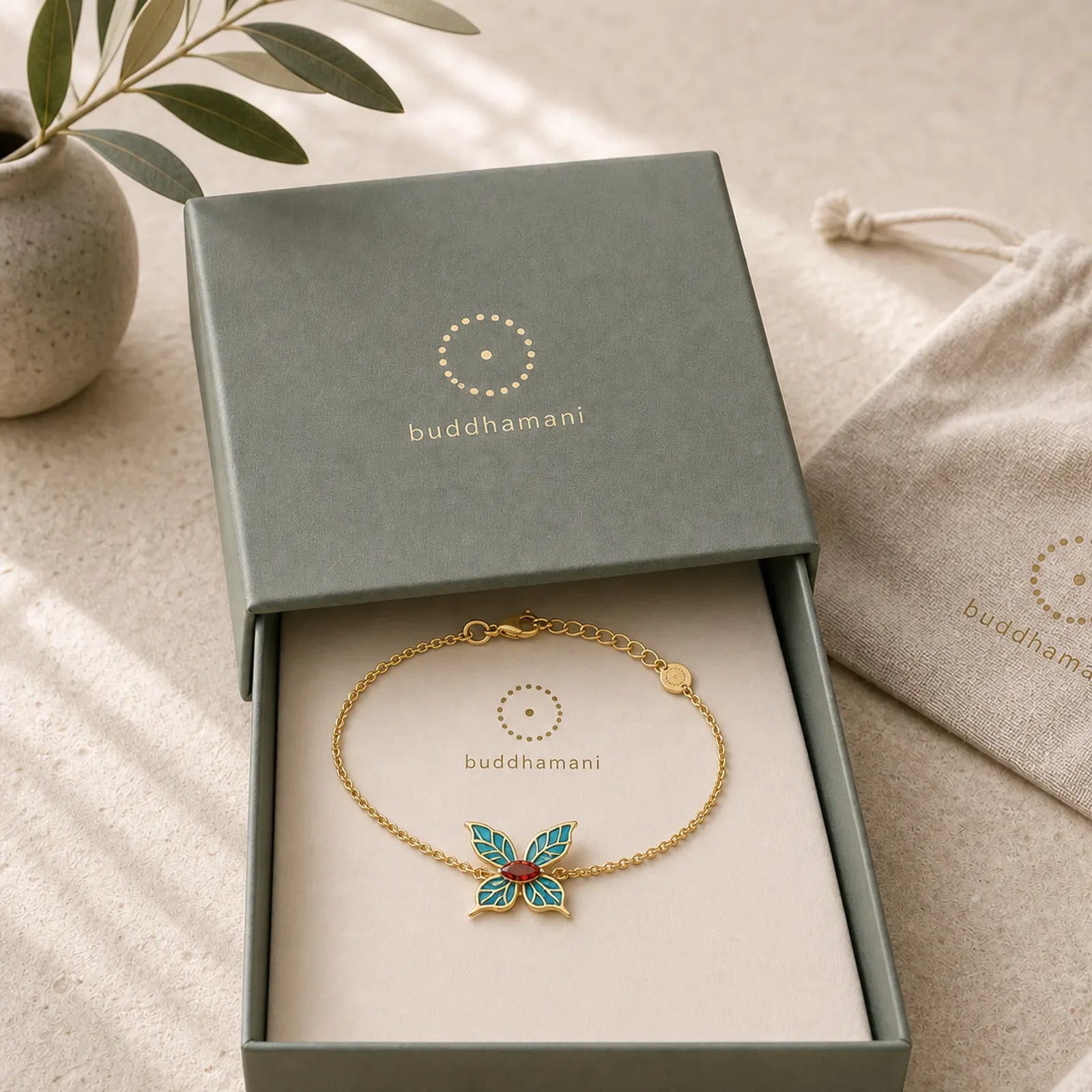 925 Sterling Silver Butterfly Zircon Love Chain Bracelet featuring Silver, Butterfly, Feng Shui Butterfly
