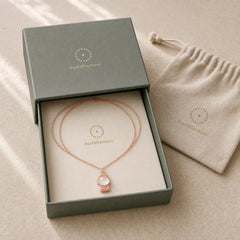 925 Sterling Silver Chalcedony Formless Buddha Positive Necklace Pendant featuring Silver, Chalcedony, Buddha Symbol