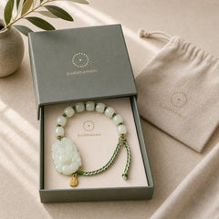 925 Sterling Silver Chinese Zodiac Hetian Jade Happiness Luck String Bracelet featuring Silver, Jade, Evil Eye