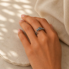 925 Sterling Silver Dragon Luck Protection Ring featuring Silver, Dragon, The Phoenix
