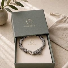 925 Sterling Silver Dragon Luck Success Bracelet Bangle featuring Silver, Dragon, The Phoenix