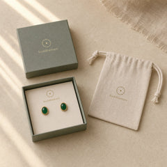 925 Sterling Silver Golden Green Chalcedony Strength Earrings featuring Silver, Green Chalcedony, Chalcedony