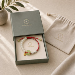 925 Sterling Silver Hetian Jade Peace Buckle Beaded Luck Happiness Charm Bracelet featuring Silver, Jade, Peace Buckle