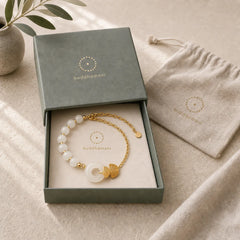 925 Sterling Silver Hetian White Jade Peace Buckle Ginkgo Leaf Luck Bracelet featuring Silver, White Jade, Jade