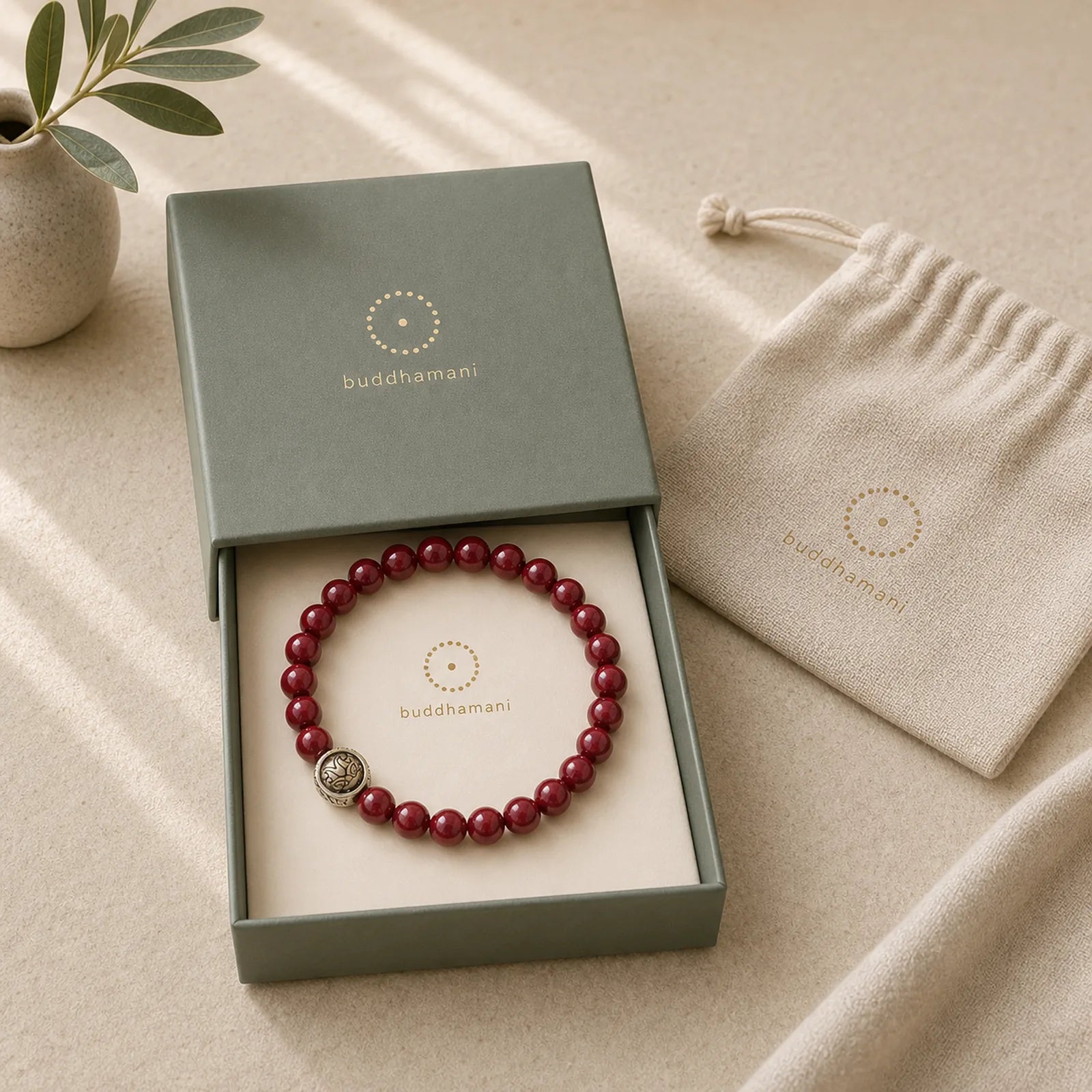 925 Sterling Silver Natural Cinnabar Four Beasts Blessing Bracelet featuring Silver, Cinnabar, Dragon