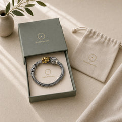 925 Sterling Silver PiXiu Copper Coins Ingot Wealth Bracelet Bangle featuring Silver, Pixiu, Copper