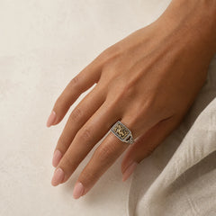 925 Sterling Silver PiXiu Luck Wealth Adjustable Ring featuring Silver, Pixiu, Copper