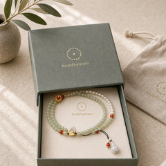 925 Sterling Silver Plated Gold Natural Hetian Jade Pearl Butterfly Gourd Luck Bracelet featuring Silver, Jade, Pearl