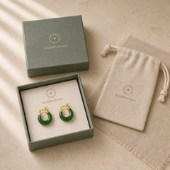 925 Sterling Silver Plated Gold Natural Round Hetian Cyan Jade Luck Drop Earrings featuring Silver, Cyan Jade, Jade