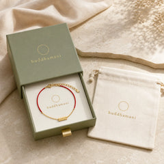 925 Sterling Silver Red String Good Luck Bracelet featuring Silver, Red String