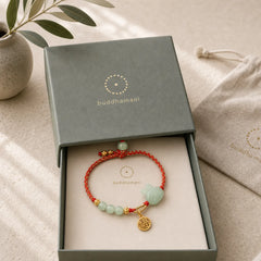 925 Sterling Silver Year of the Rabbit Hetian Jade Happiness Luck Red String Bracelet featuring Silver, Jade, Red String
