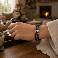 999 Sterling Silver 12 Constellations of the Zodiac Blessing Handmade String Bracelet (Extra 35% Off | USE CODE: FS35) featuring Silver