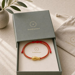 999 Sterling Silver Lucky Koi Fish Protection Rope Bracelet featuring Silver, Koi Fish, Red String