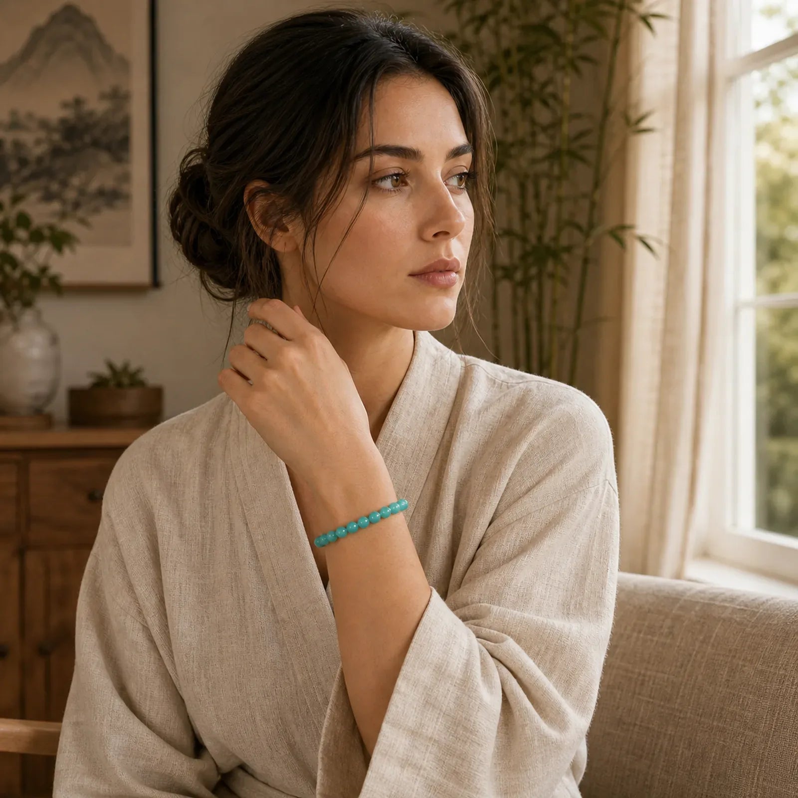 Amazonite Positive Balance Bracelet featuring Amazonite