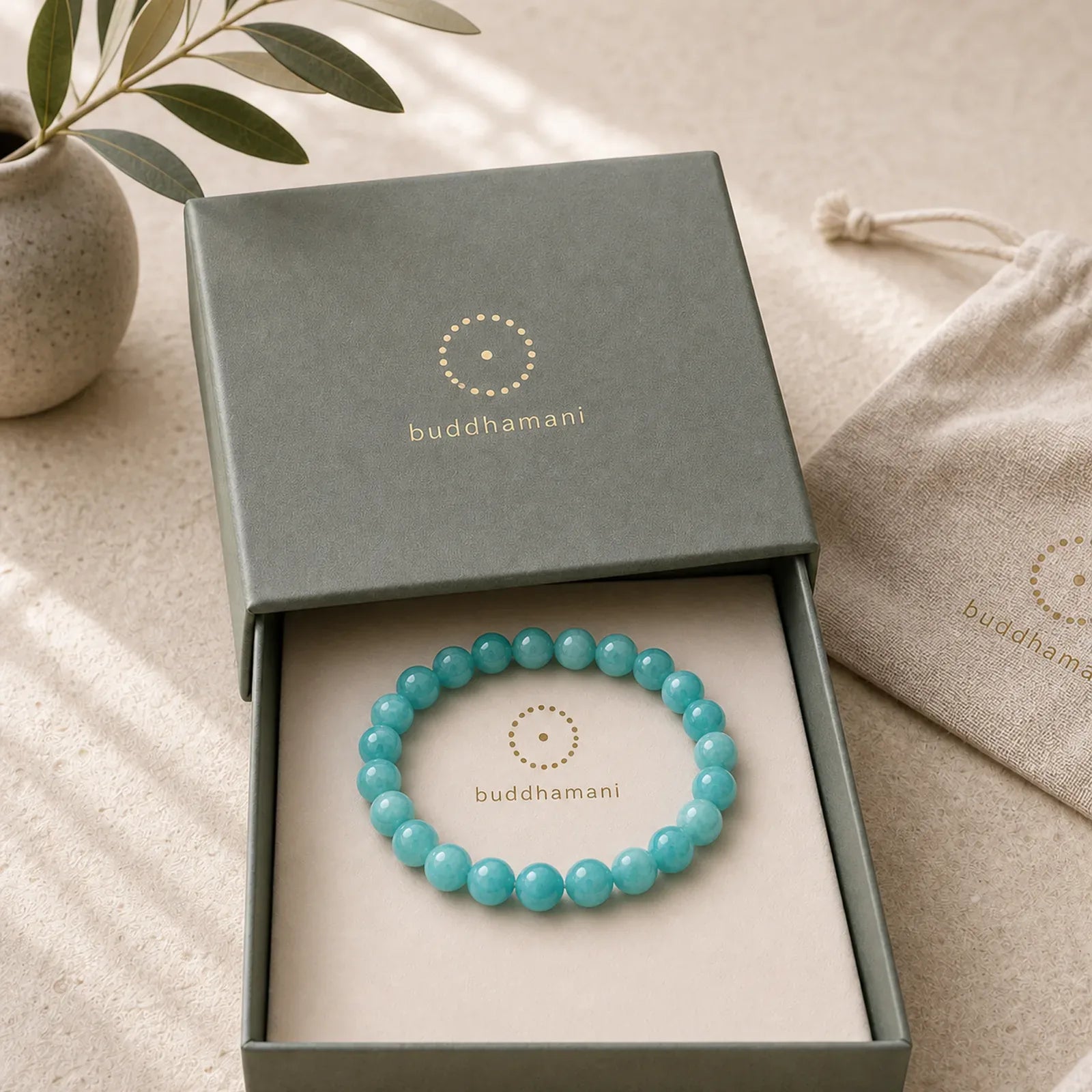 Amazonite Positive Balance Bracelet featuring Amazonite
