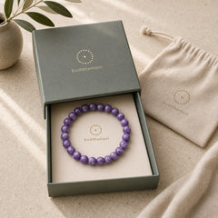 Amethyst Crystal Positive Transformation Bracelet featuring Amethyst