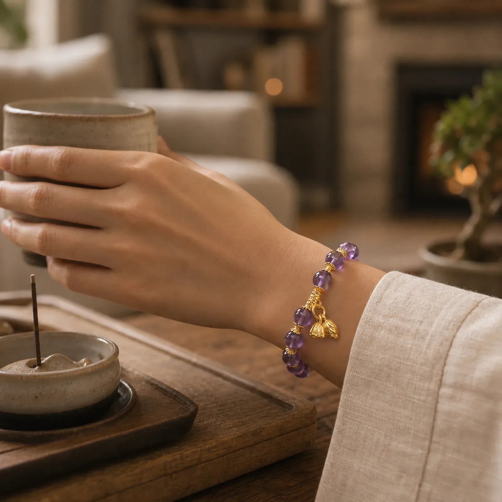 Amethyst Increases Nobility Bracelet featuring Amethyst