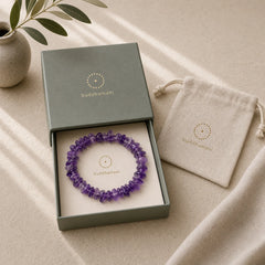 Amethyst Lazurite Various Crystal Stone Healing Positive Bracelet featuring Amethyst, Lapis Lazuli (Lazurite), Green Phantom