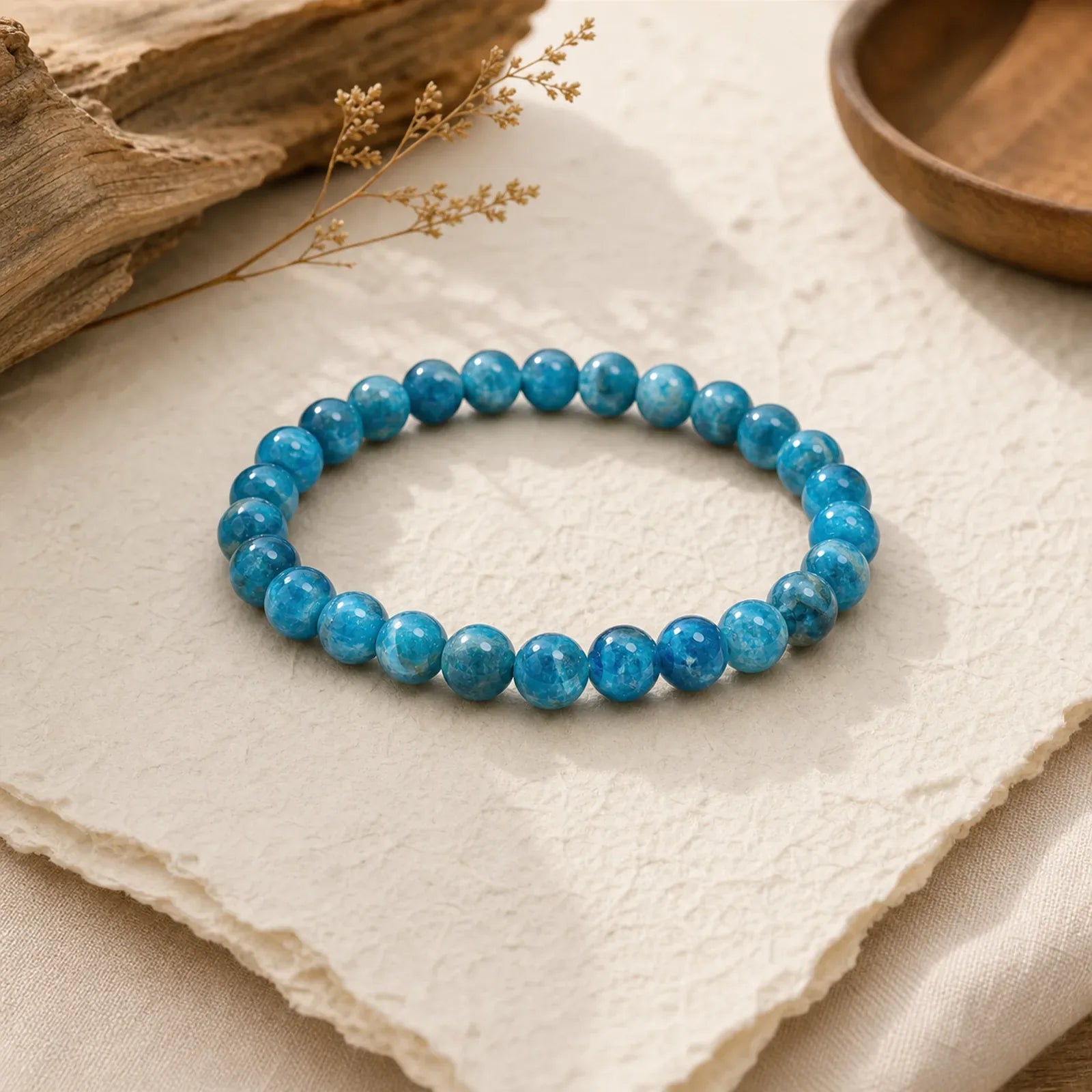 Apatite Motivation Bracelet featuring Apatite