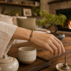 Balance Copper Luck Brass Bracelet featuring Copper
