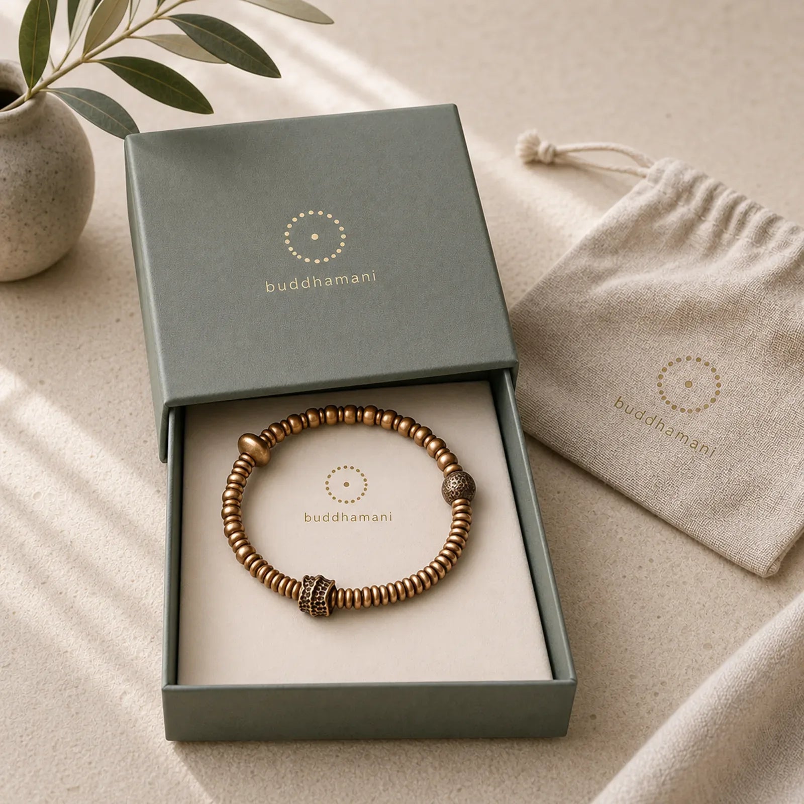 Balance Copper Luck Brass Bracelet featuring Copper