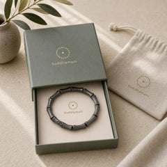 Bamboo Pattern Alloy Strength Bracelet featuring Bamboo