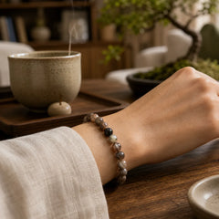 Black Moonstone Soothing Bracelet featuring Black Moonstone, Moonstone