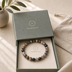 Black Moonstone Soothing Bracelet featuring Black Moonstone, Moonstone