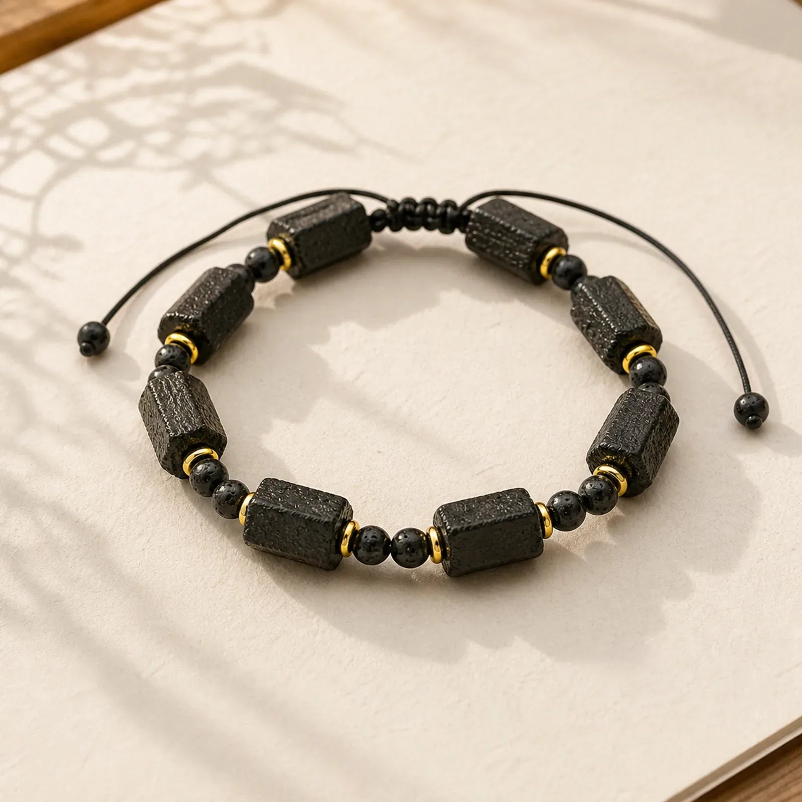Black Tourmaline Love Bracelet featuring Tourmaline