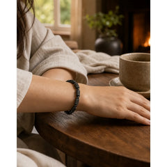 Black Tourmaline Wisdom Bracelet featuring Tourmaline