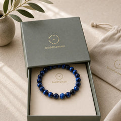 Blue Tiger Eye Protection Bracelet featuring Blue Tiger Eye, Tiger Eye