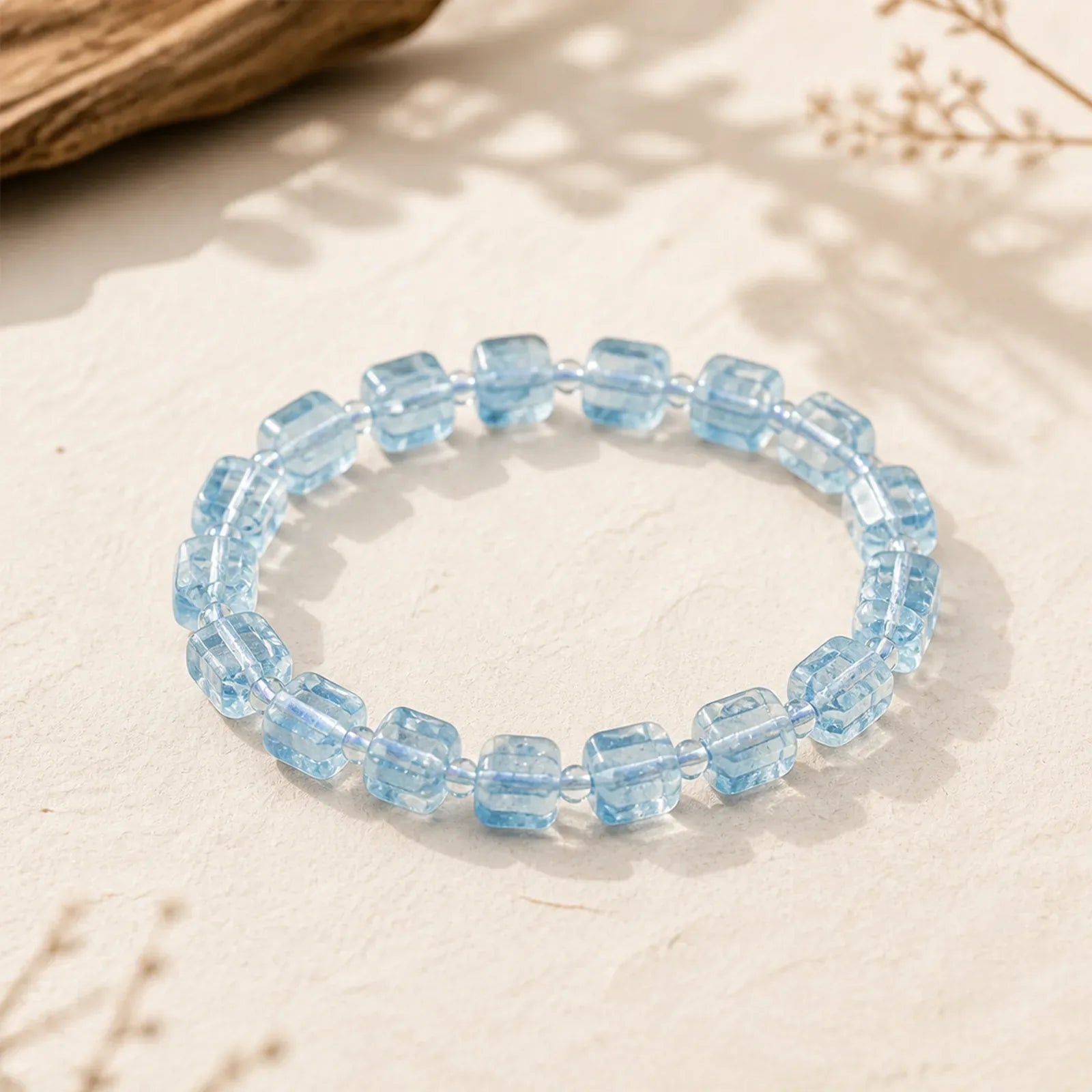 Blue Topaz Clarity Bracelet featuring Blue Topaz, Topaz