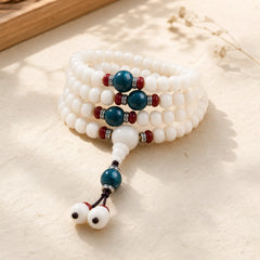 Bodhi Seed Bead Lotus Blessing Charm Bracelet featuring Bodhi Seed, Lotus, Lotus Symbol