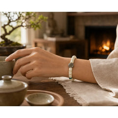 Bodhi Seed Dragon Pattern Keep Away Evil Spirits Bracelet featuring Bodhi Seed, Dragon, The Phoenix